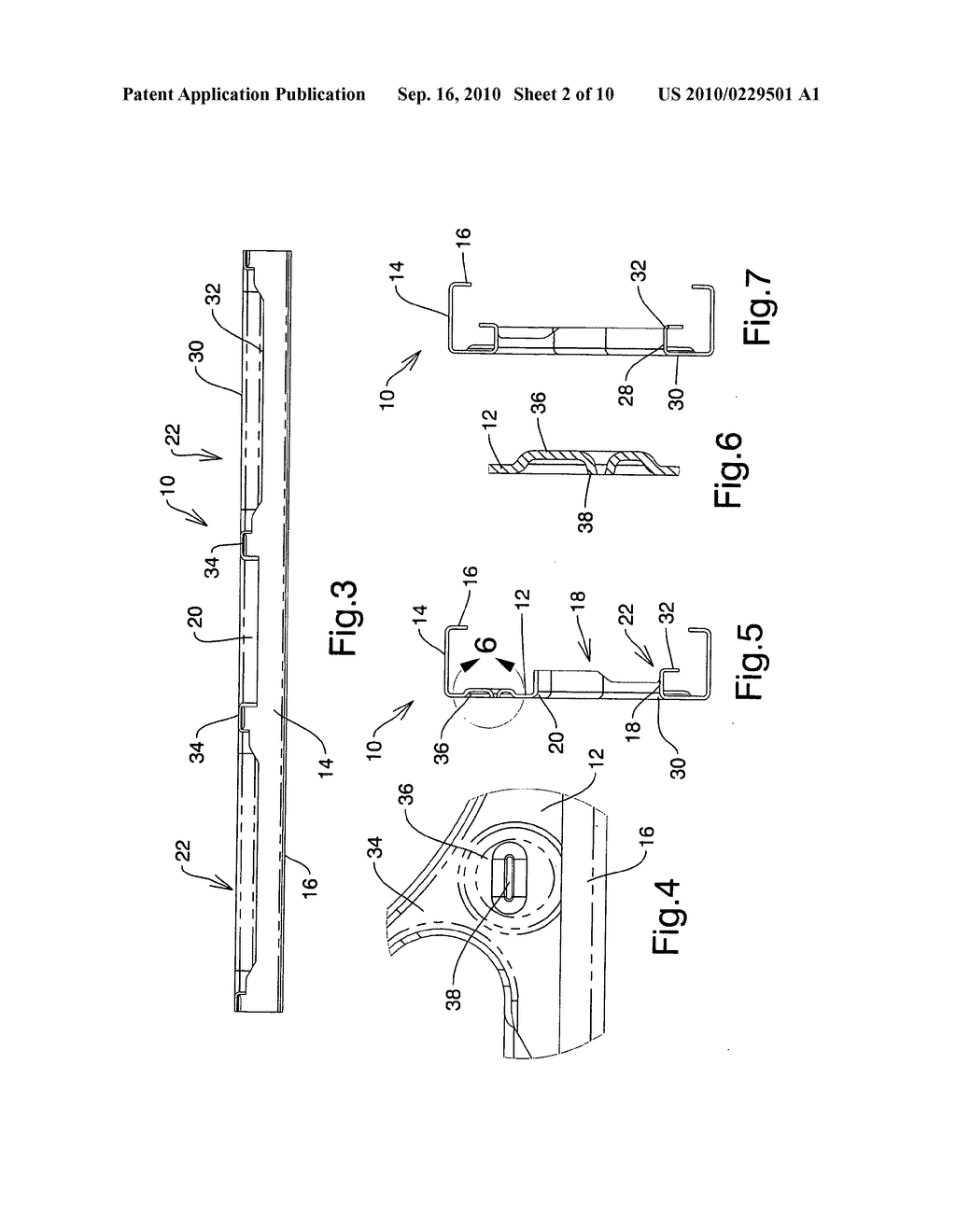 Steel stud with openings and edge formations and method - diagram, schematic, and image 03