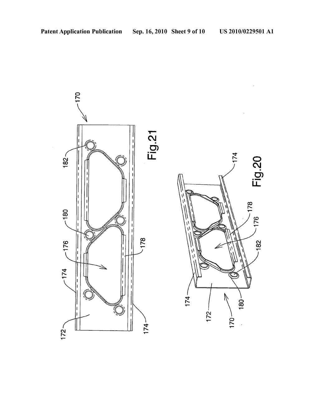 Steel stud with openings and edge formations and method - diagram, schematic, and image 10