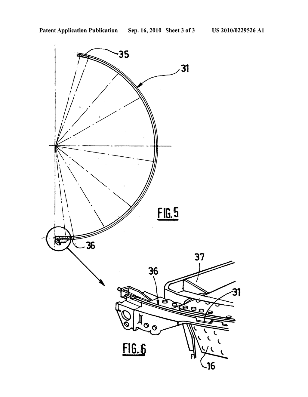 ATTACHEMENT OF A JET ENGINE NACELLE STRUCTURE BY MEANS OF A REINFORCED KNIFE-EDGE/GROOVE COUPLING - diagram, schematic, and image 04