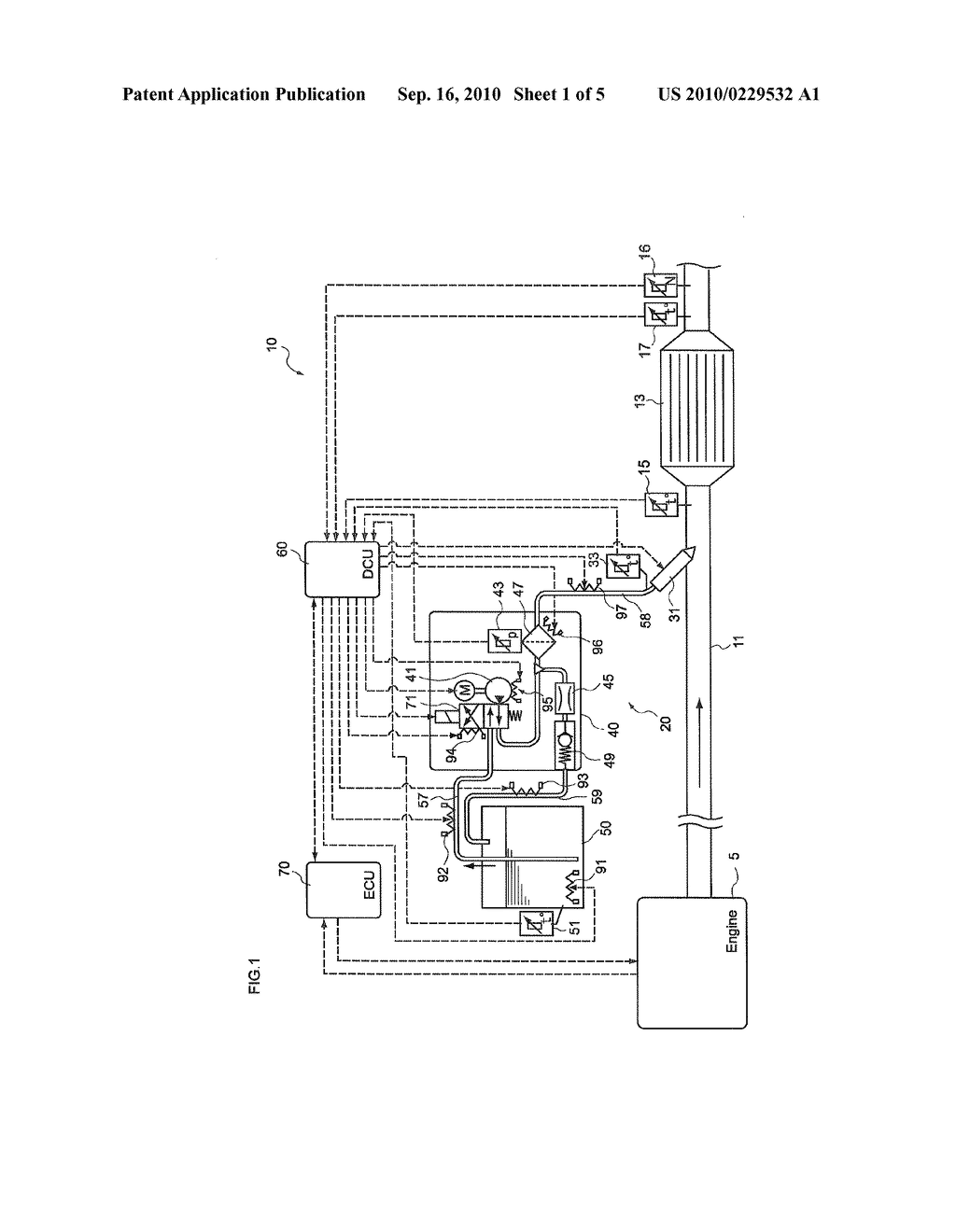 CONTROL UNIT AND CONTROL METHOD FOR REDUCTANT SUPPLY SYSTEM - diagram, schematic, and image 02