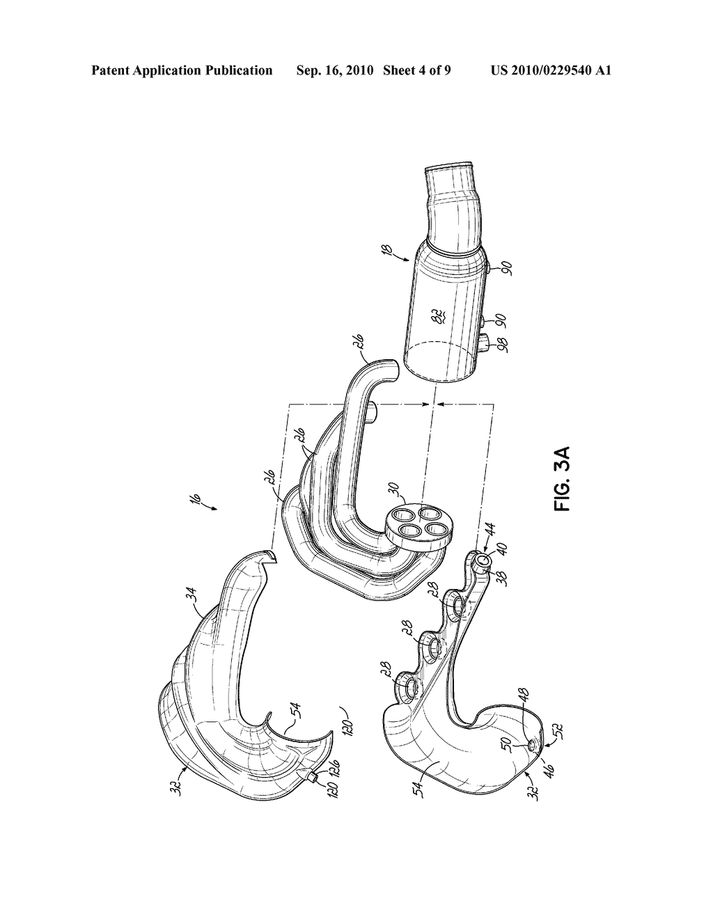 Combination Liquid-Cooled Exhaust Manifold Assembly And Catalytic Converter Assembly For A Marine Engine - diagram, schematic, and image 05