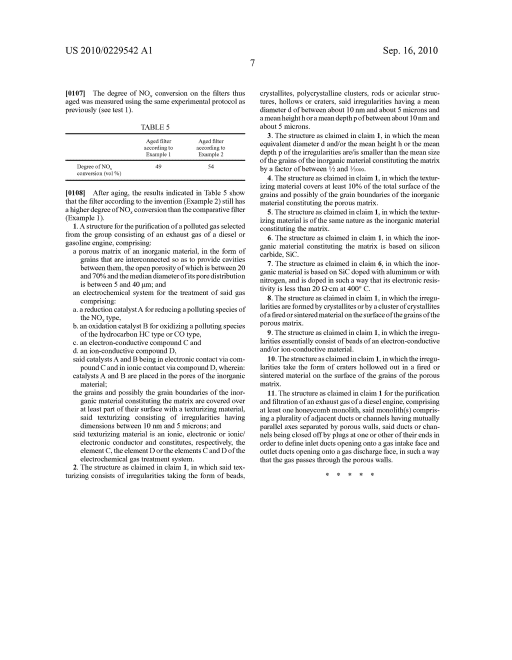 TEXTURIZED PURIFICATION STRUCTURE INCORPORATING AN ELECTROCHEMICAL CATALYST SYSTEM - diagram, schematic, and image 10