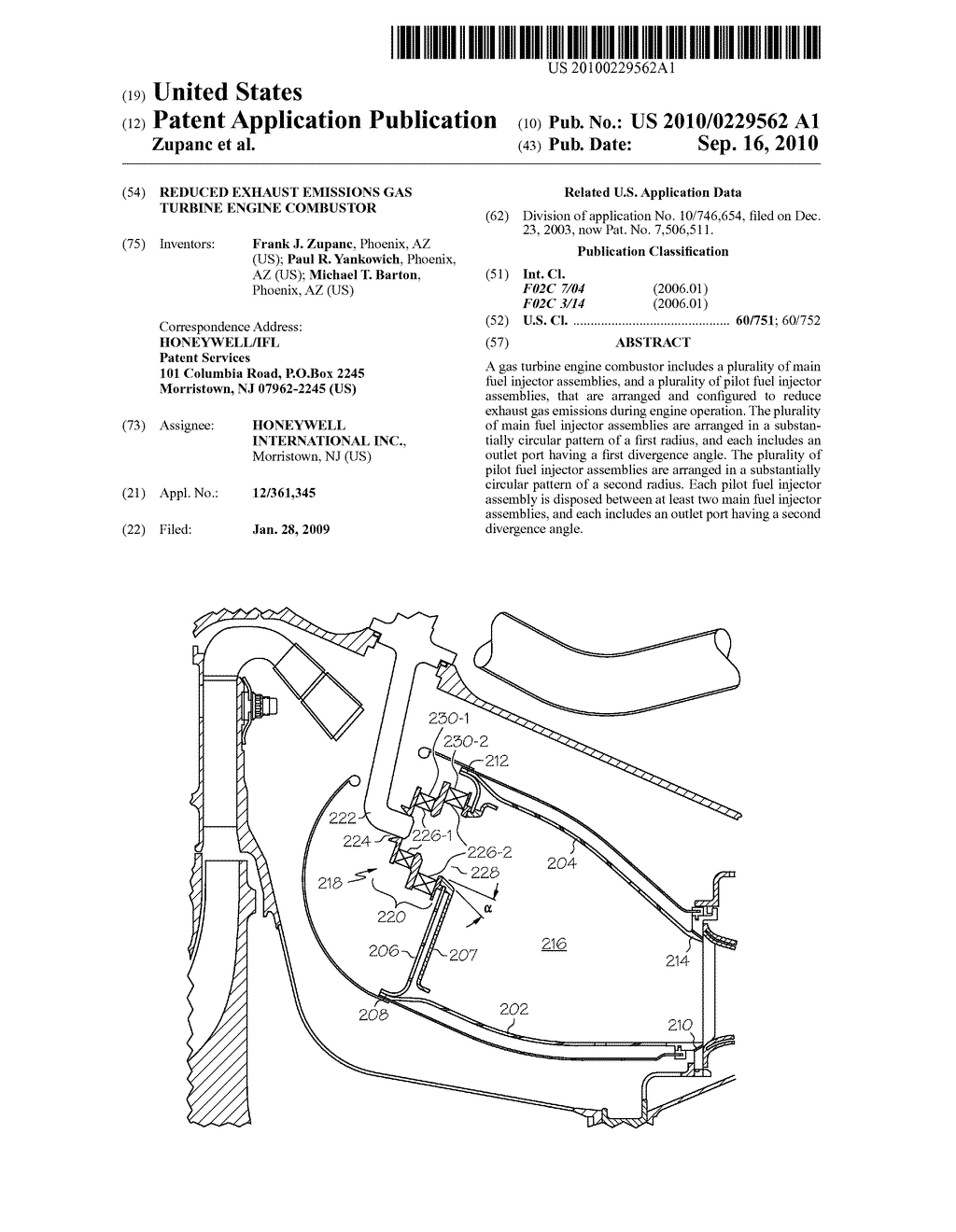 REDUCED EXHAUST EMISSIONS GAS TURBINE ENGINE COMBUSTOR - diagram, schematic, and image 01