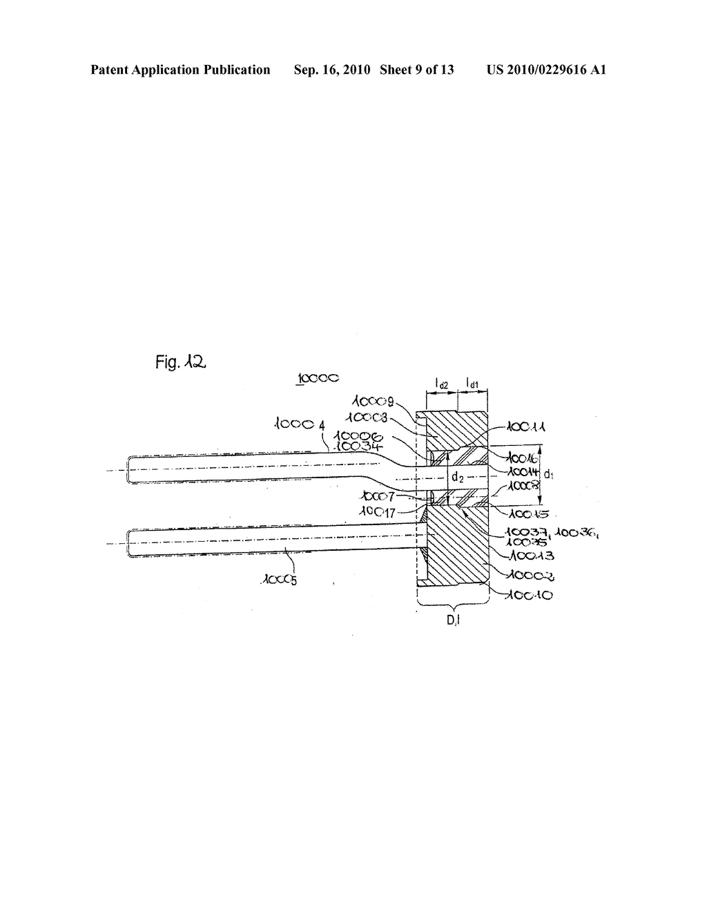 METAL FIXING MATERIAL BUSHING AND METHOD FOR PRODUCING A BASE PLATE OF A METAL FIXING MATERIAL BUSHING - diagram, schematic, and image 10