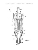 Pressurized gas sampling container diagram and image