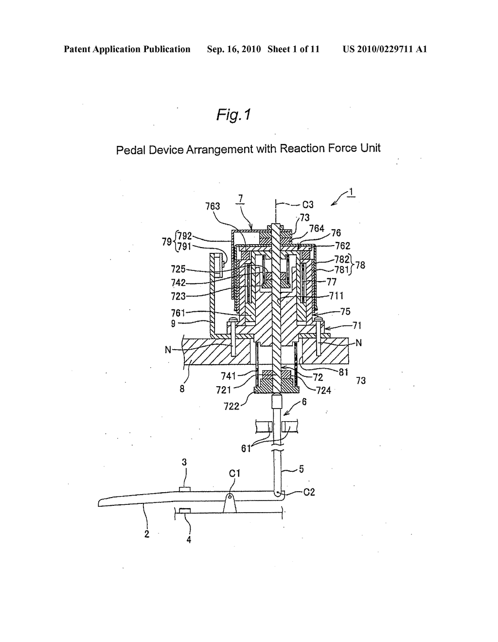 PEDAL DEVICE OF ELECTRONIC KEYBOARD MUSICAL INSTRUMENT - diagram, schematic, and image 02