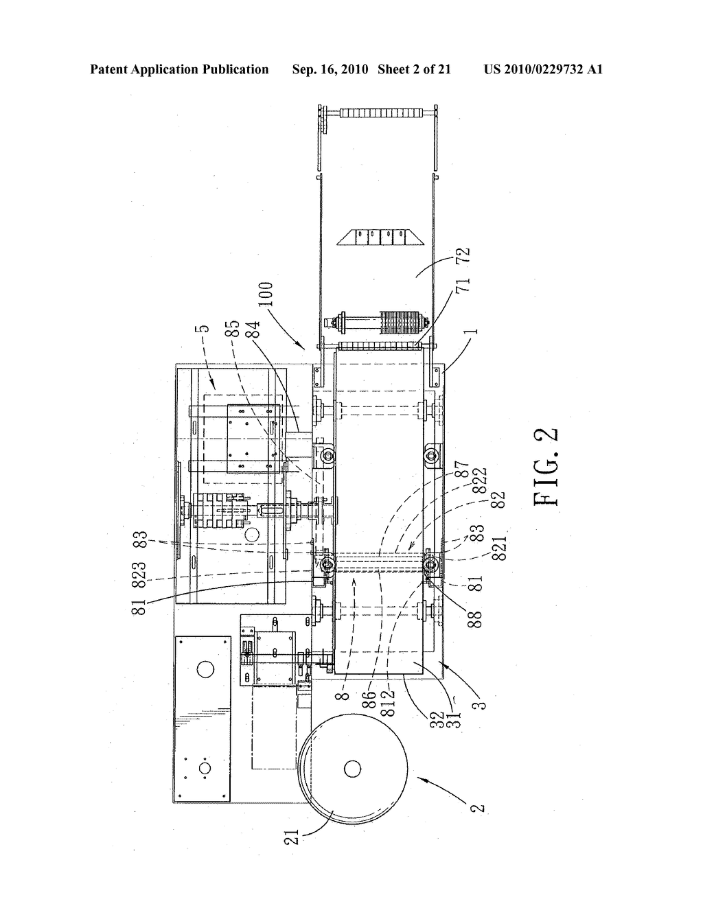 FORMING MACHINE FOR FORMING DOUGH INTO A SHEET - diagram, schematic, and image 03