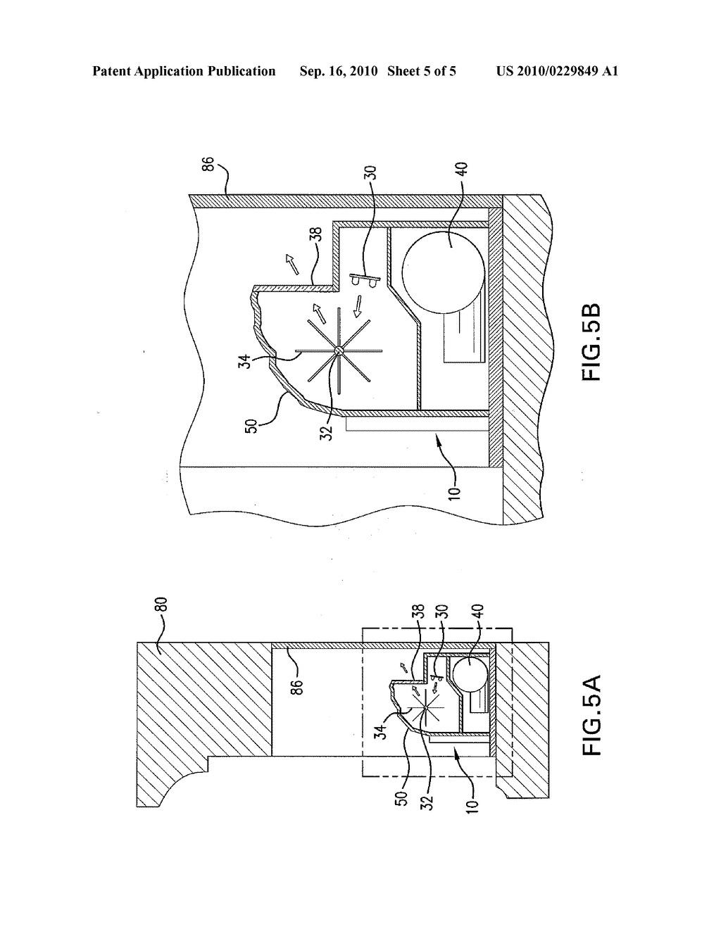 Screenless simulated flame projection system - diagram, schematic, and image 06