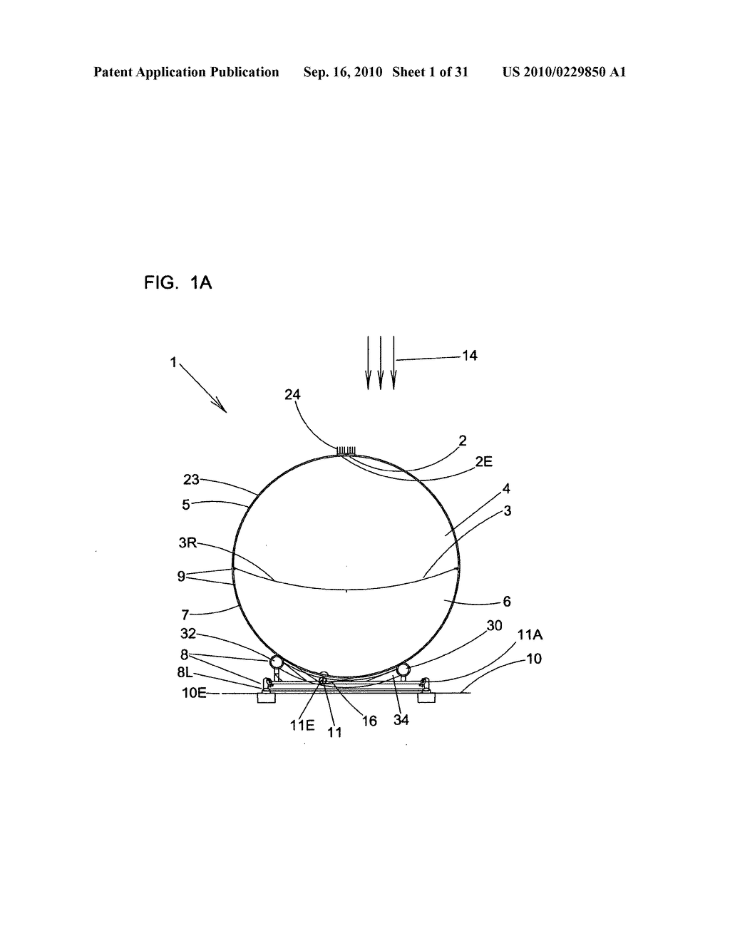 Inflatable heliostatic solar power collector - diagram, schematic, and image 02