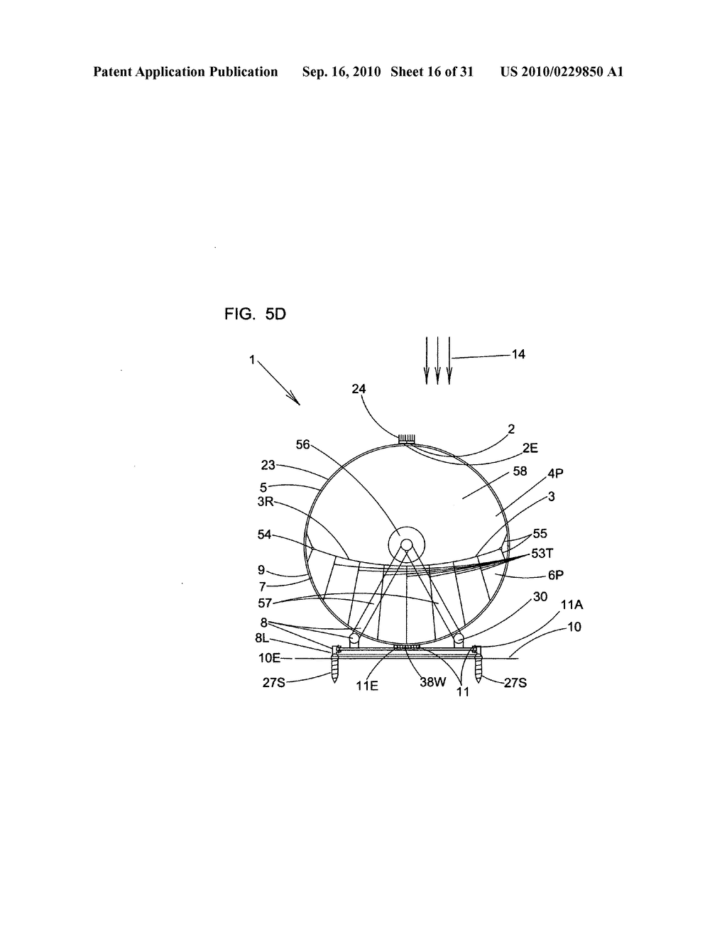 Inflatable heliostatic solar power collector - diagram, schematic, and image 17