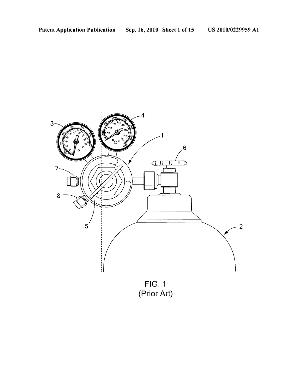 Gas Pressure Regulator Having Stacked Indicators - diagram, schematic, and image 02