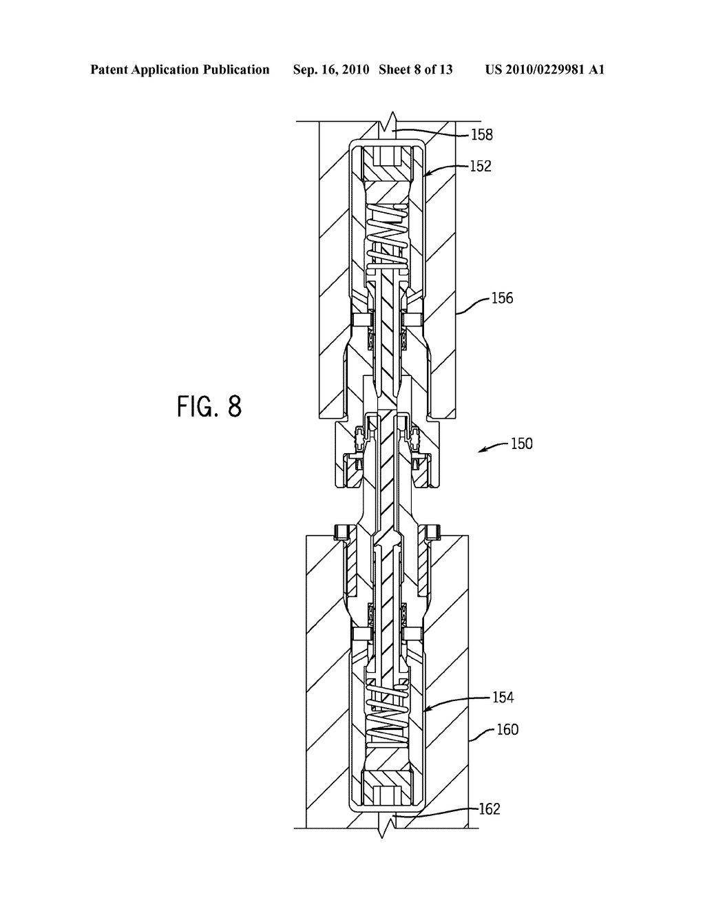 SELF-SEALING HYDRAULIC CONTROL LINE COUPLING - diagram, schematic, and image 09