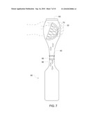 Disposable apparatus and method for squeezing a fruit wedge diagram and image