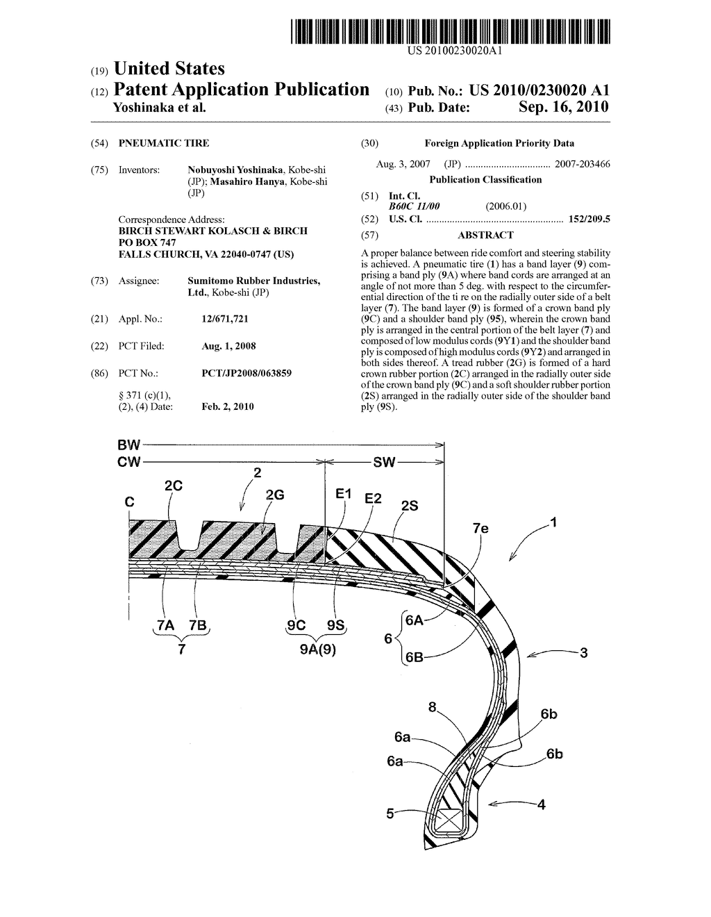 PNEUMATIC TIRE - diagram, schematic, and image 01