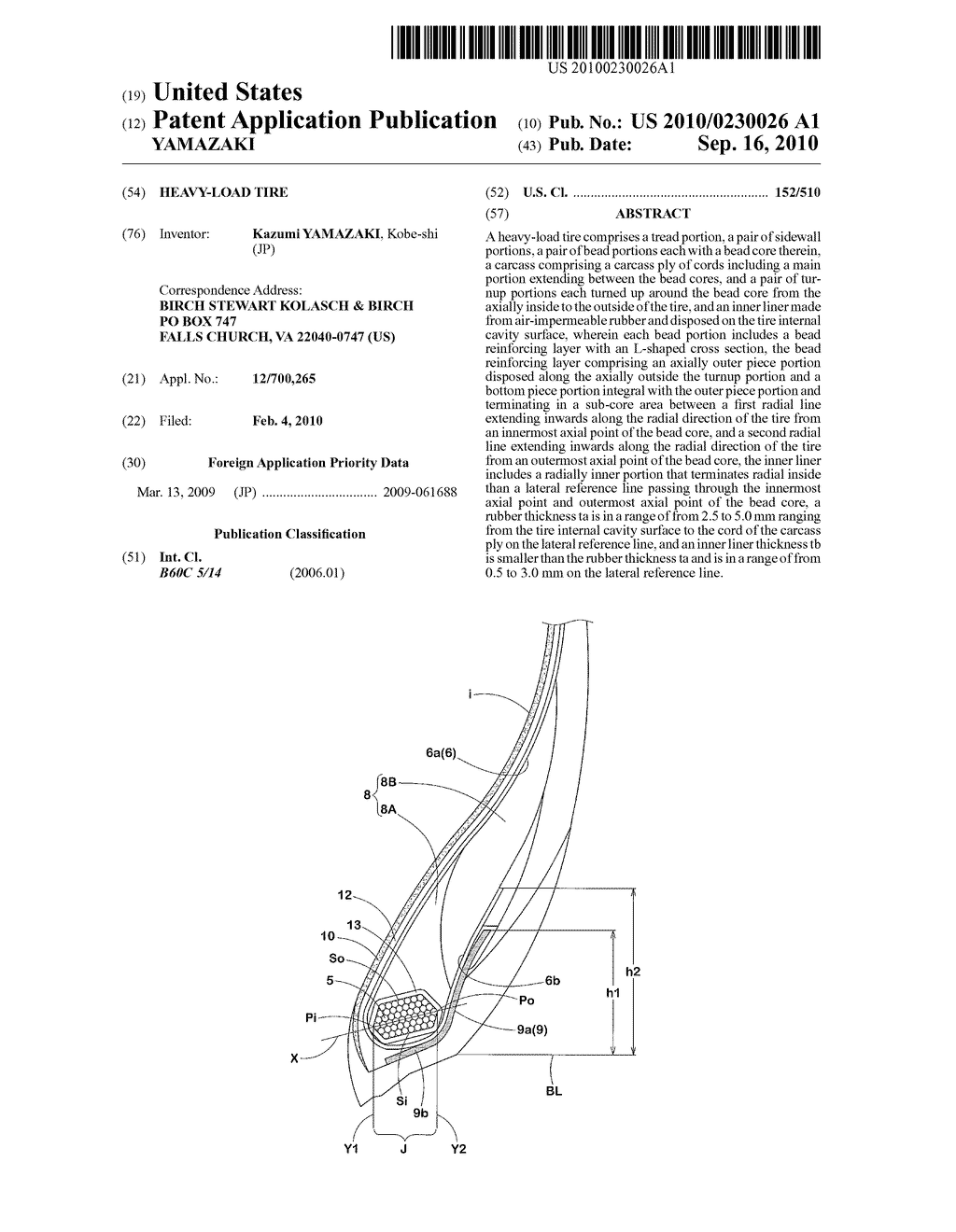 HEAVY-LOAD TIRE - diagram, schematic, and image 01