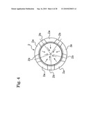 METHOD AND DEVICE FOR SEPARATING AND REMOVING RIGID CORE FOR BUILDING TIRE diagram and image