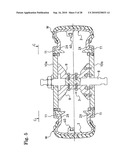 METHOD AND DEVICE FOR SEPARATING AND REMOVING RIGID CORE FOR BUILDING TIRE diagram and image