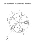 METHOD AND DEVICE FOR SEPARATING AND REMOVING RIGID CORE FOR BUILDING TIRE diagram and image