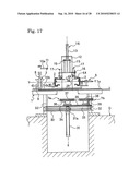 METHOD AND DEVICE FOR SEPARATING AND REMOVING RIGID CORE FOR BUILDING TIRE diagram and image