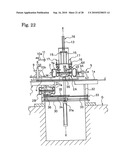 METHOD AND DEVICE FOR SEPARATING AND REMOVING RIGID CORE FOR BUILDING TIRE diagram and image