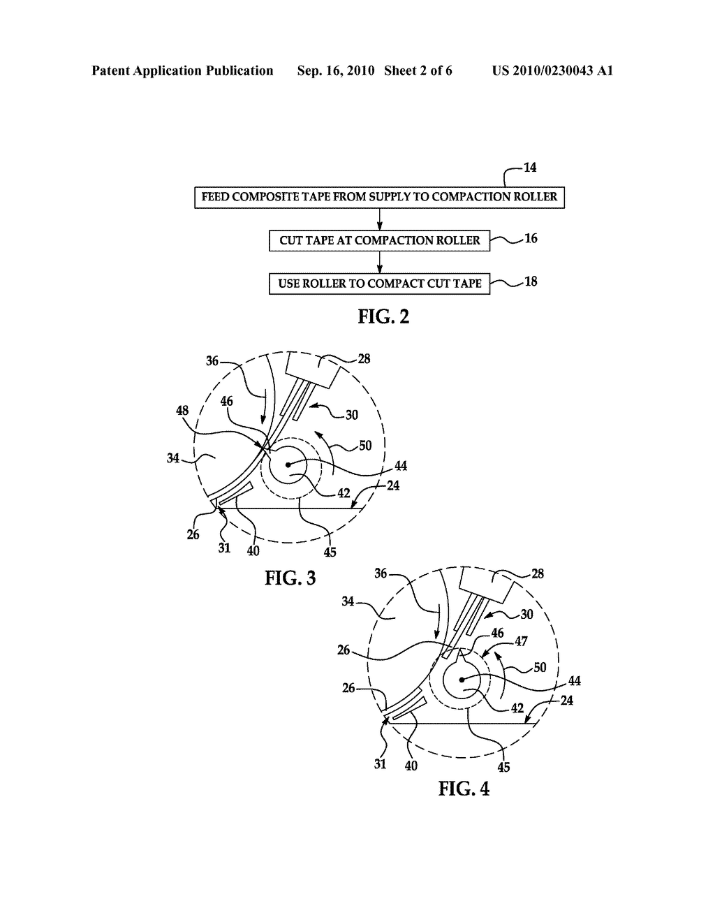 Method and Apparatus for Placing Short Courses of Composite Tape - diagram, schematic, and image 03