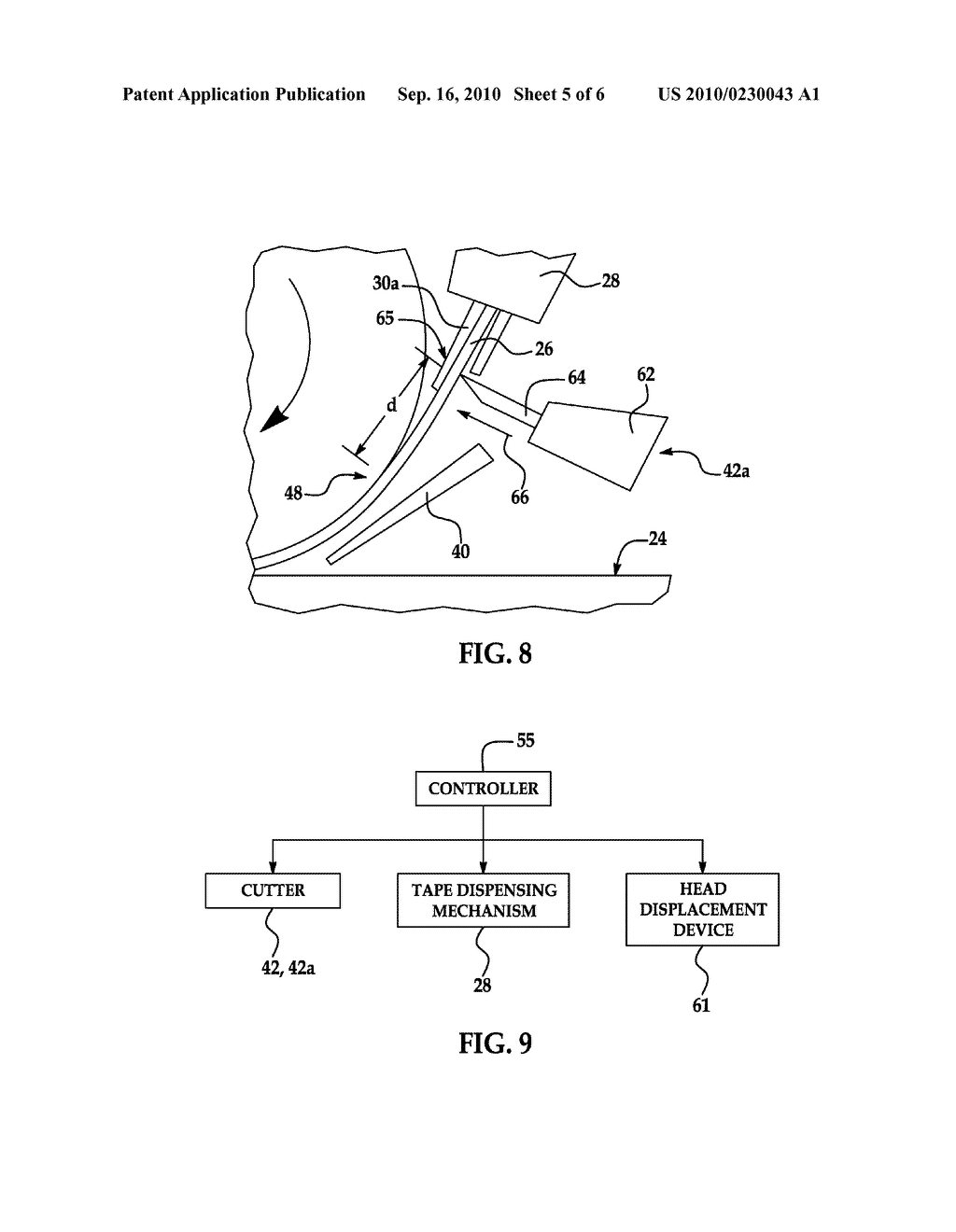 Method and Apparatus for Placing Short Courses of Composite Tape - diagram, schematic, and image 06