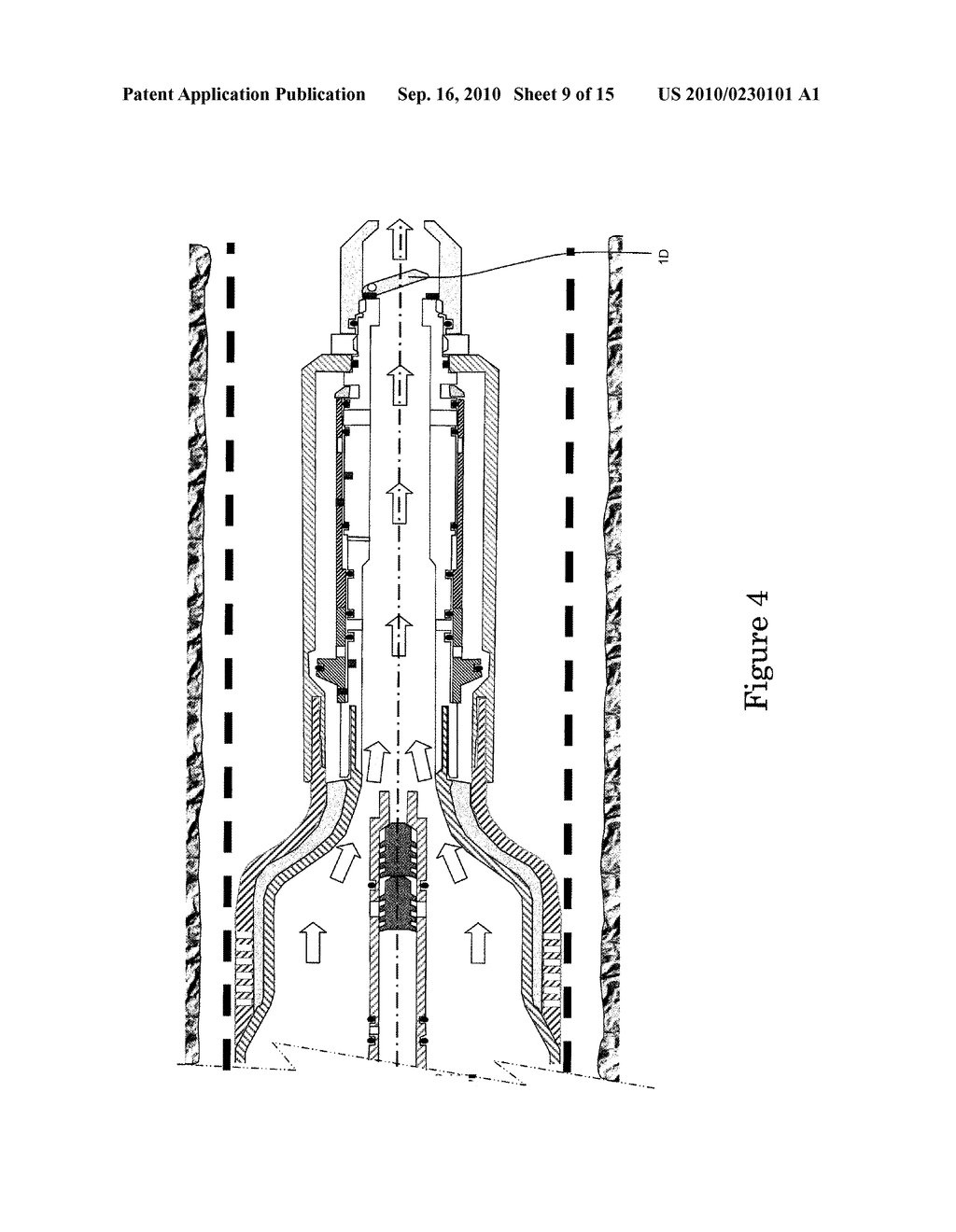 METHOD AND APPARATUS TO CEMENT A PERFORATED CASING - diagram, schematic, and image 10