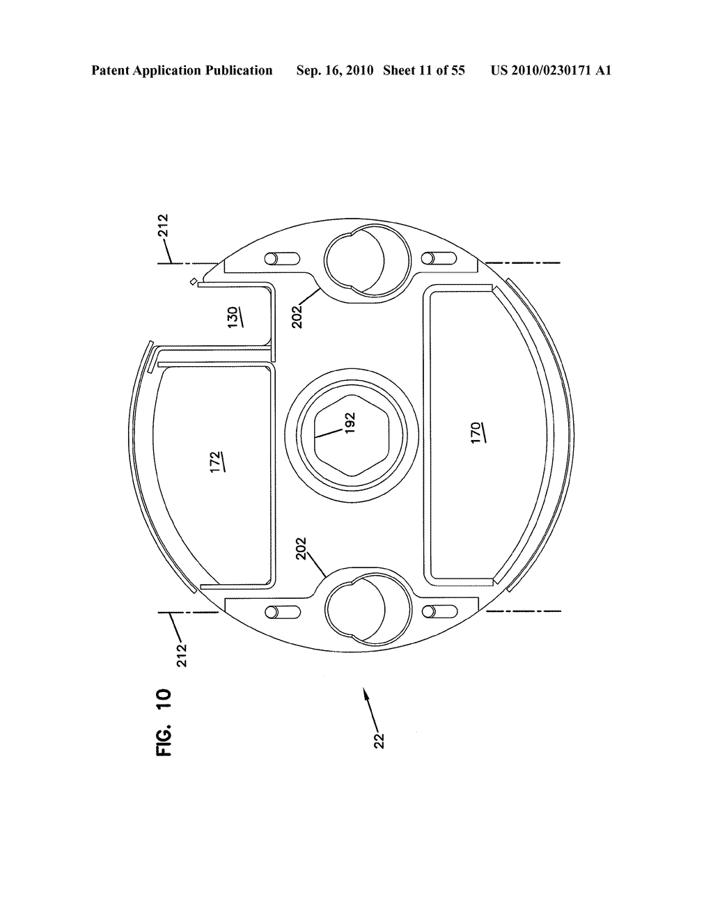 Drill Head for a Tunneling Apparatus - diagram, schematic, and image 12