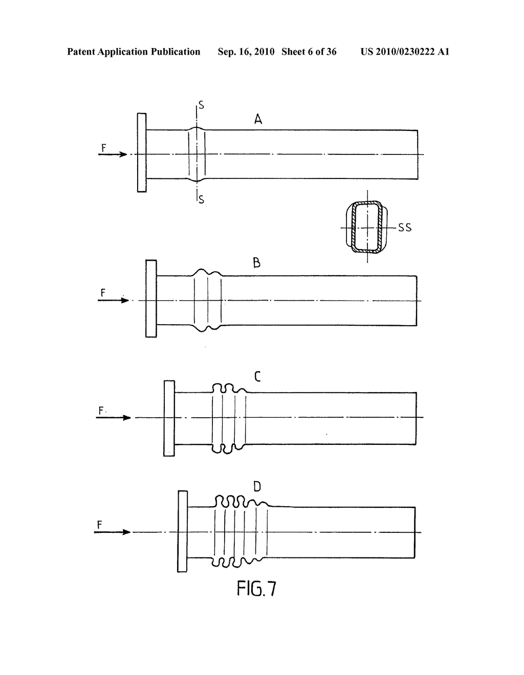 VEHICLE STRUCTURAL ELEMENT SERVING TO ABSORB CERTAIN SHOCKS BY PLASTIC DEFORMATION - diagram, schematic, and image 07