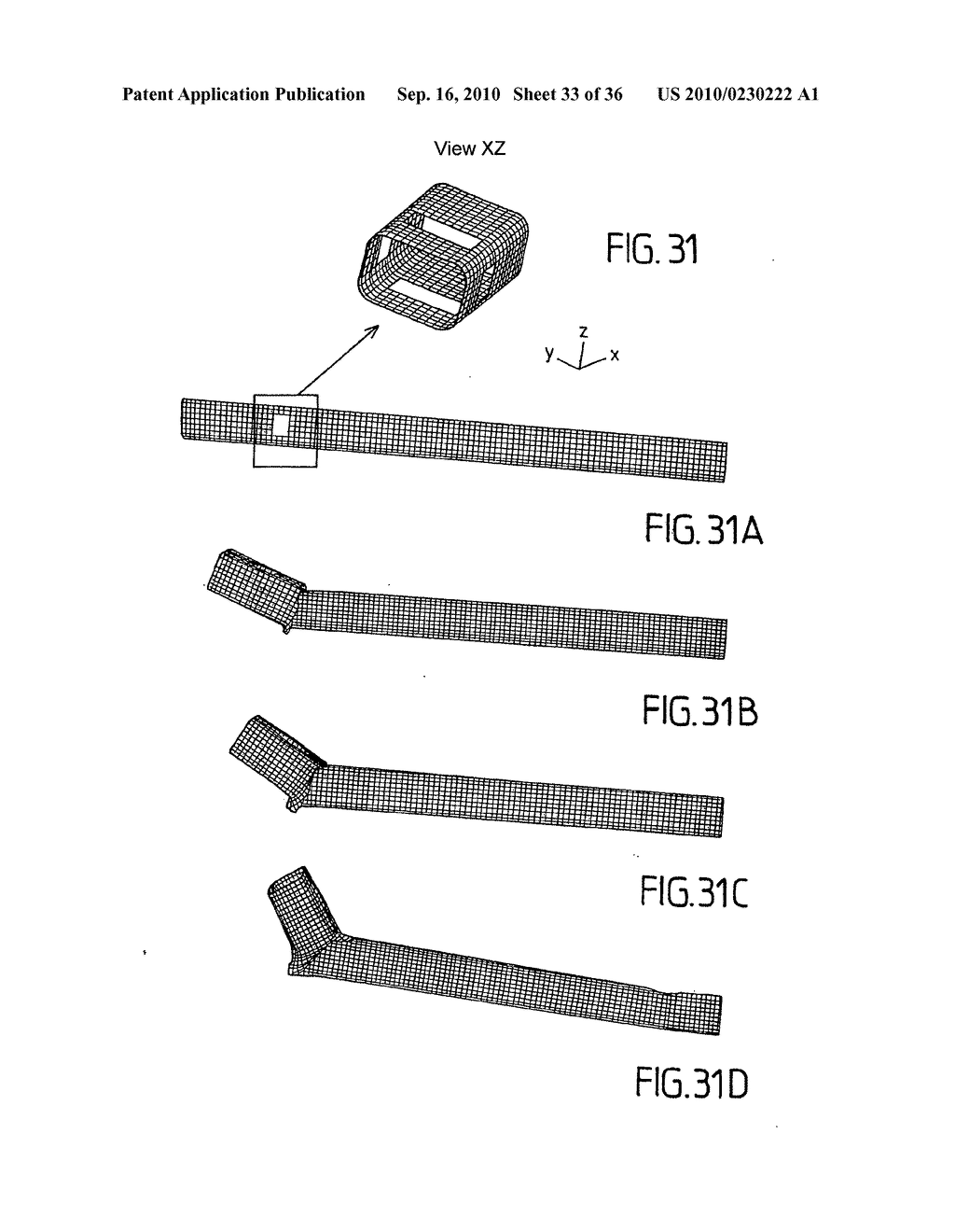 VEHICLE STRUCTURAL ELEMENT SERVING TO ABSORB CERTAIN SHOCKS BY PLASTIC DEFORMATION - diagram, schematic, and image 34