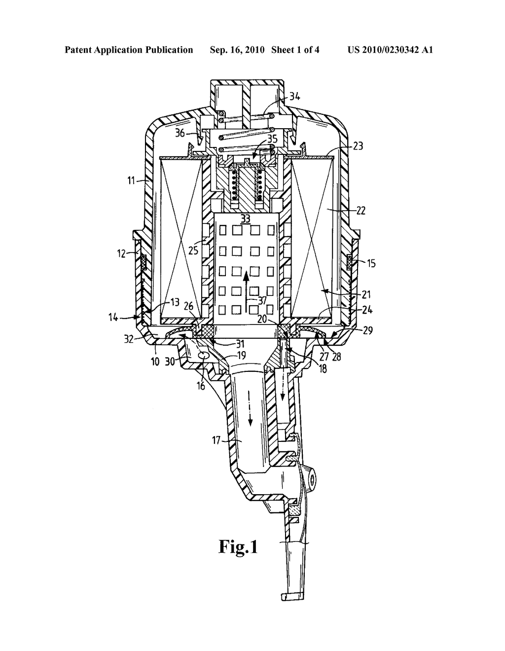 Filter Element for Liquid Filters and Liquid Filter - diagram, schematic, and image 02