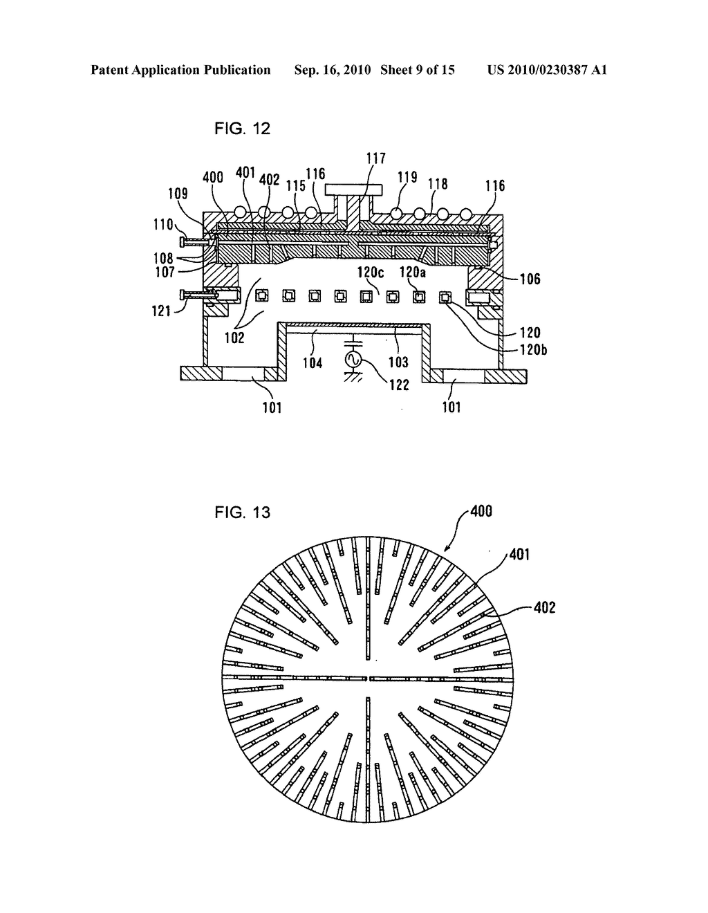 Shower Plate, Method for Manufacturing the Shower Plate, Plasma Processing Apparatus using the Shower Plate, Plasma Processing Method and Electronic Device Manufacturing Method - diagram, schematic, and image 10