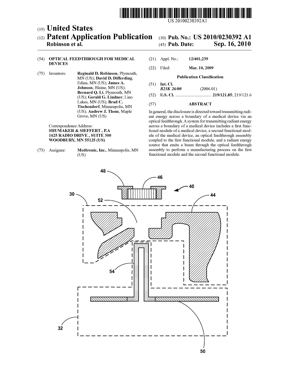 OPTICAL FEEDTHROUGH FOR MEDICAL DEVICES - diagram, schematic, and image 01