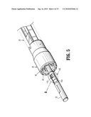 SURGICAL APPARATUS AND STRUCTURE FOR APPLYING SPRAYABLE WOUND TREATMENT MATERIAL diagram and image