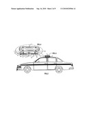 Method and apparatus for mounting a light bar on the roof of a vehicle diagram and image