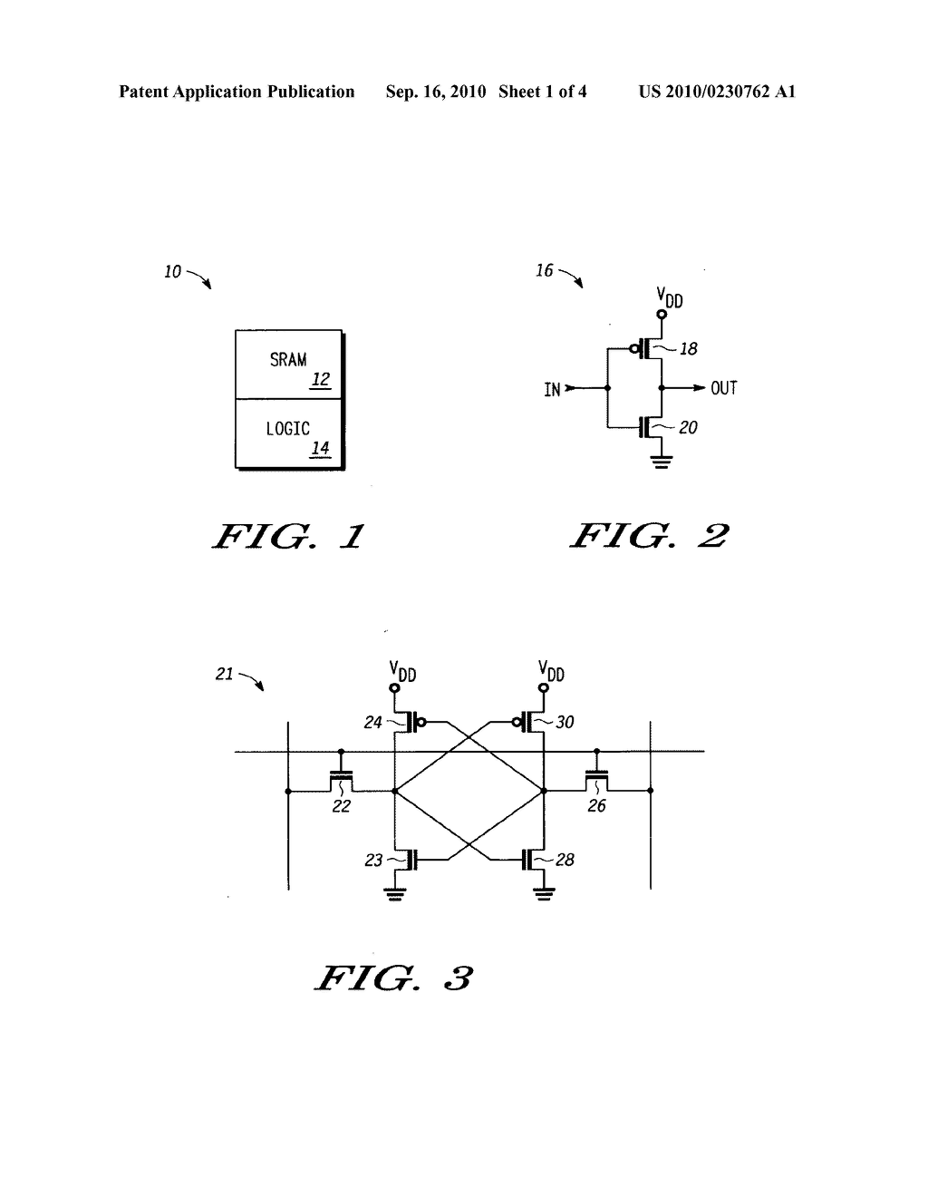  INTEGRATED CIRCUIT USING FINFETS AND HAVING A STATIC RANDOM ACCESS MEMORY (SRAM) - diagram, schematic, and image 02