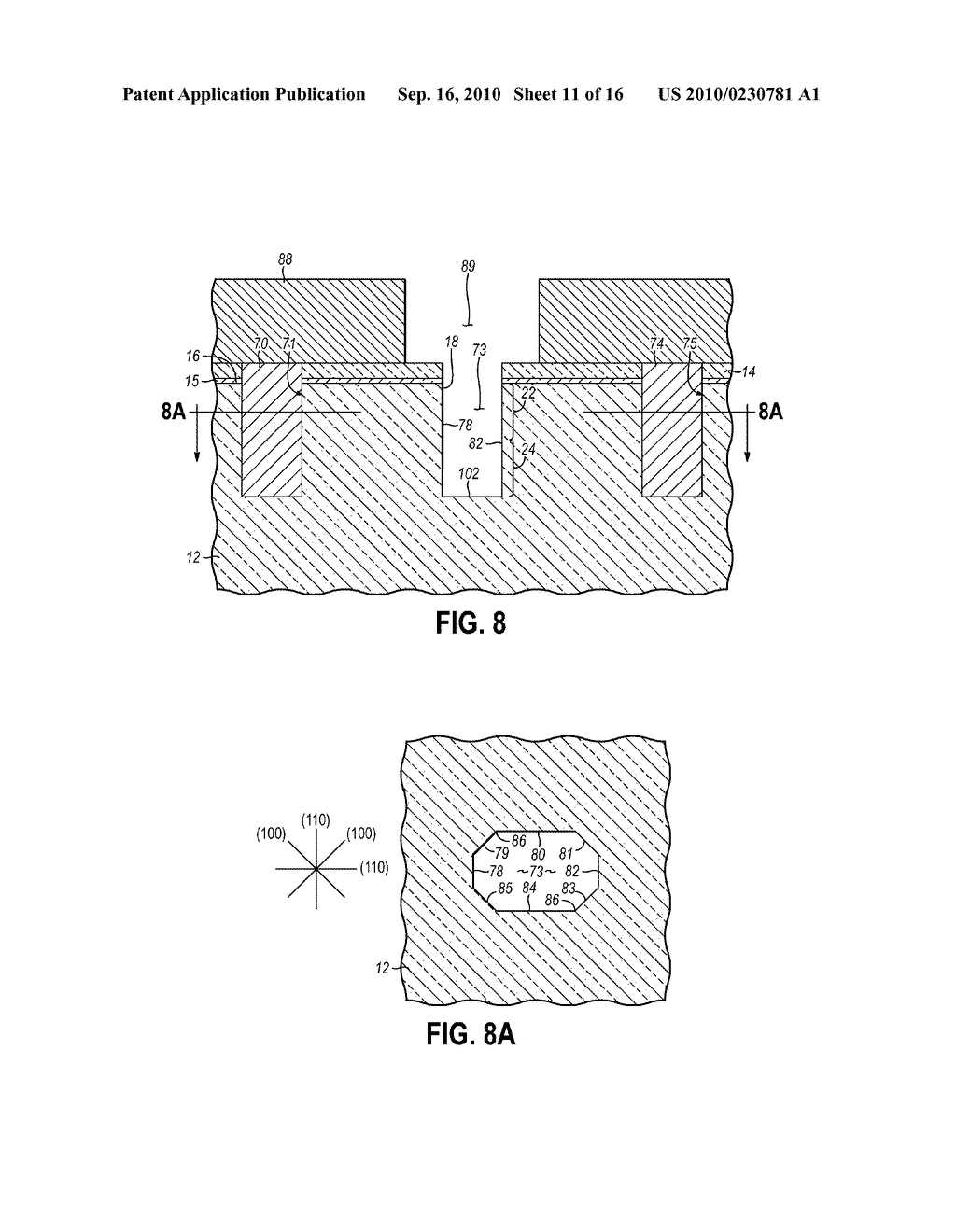 TRENCH ANTI-FUSE STRUCTURES FOR A PROGRAMMABLE INTEGRATED CIRCUIT - diagram, schematic, and image 12