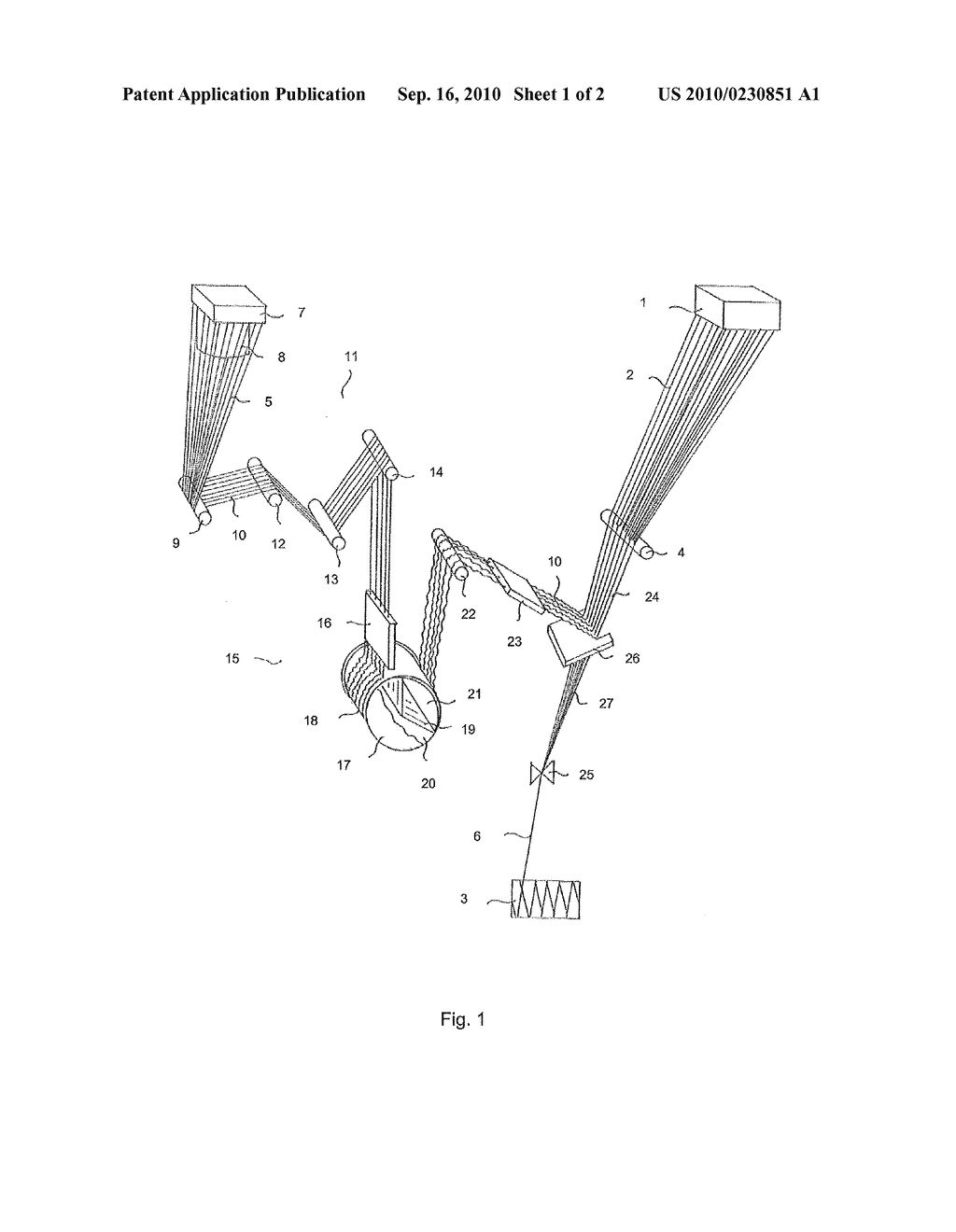 Process And Device For Manufacturing A Composite Strand - diagram, schematic, and image 02