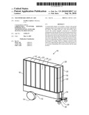 TRANSPORTABLE DISPLAY CART diagram and image