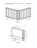 TRANSPORTABLE DISPLAY CART diagram and image