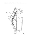 CONVERTIBLE VEHICLE WITH A DISPLACEABLE ROOF PART diagram and image