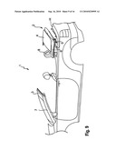 CONVERTIBLE VEHICLE WITH A DISPLACEABLE ROOF PART diagram and image