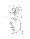 CONVERTIBLE VEHICLE WITH A DISPLACEABLE ROOF PART diagram and image