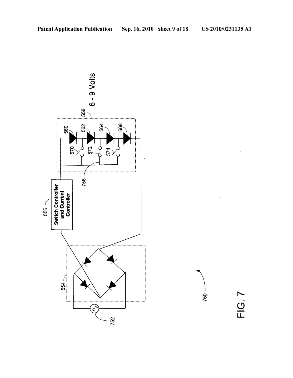 Reconfigurable LED Array and Use in Lighting System - diagram, schematic, and image 10