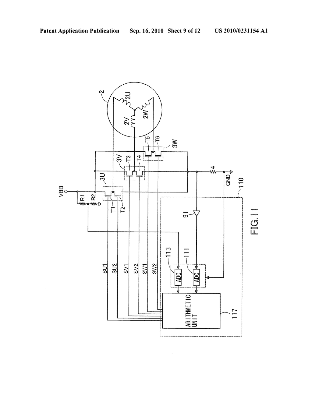 MOTOR CONTROL DEVICE AND MOTOR SYSTEM - diagram, schematic, and image 10