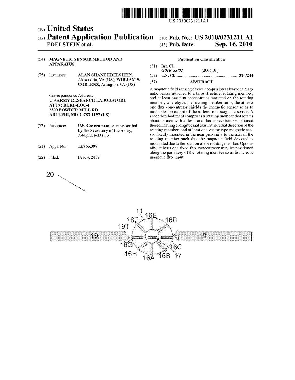 MAGNETIC SENSOR METHOD AND APPARATUS - diagram, schematic, and image 01