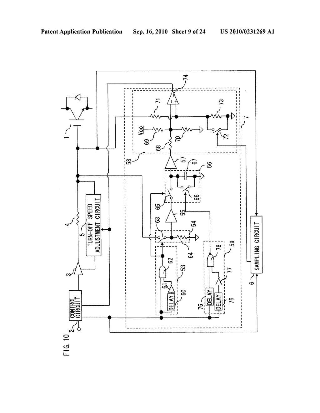 DRIVE CIRCUIT FOR SEMICONDUCTOR ELEMENT - diagram, schematic, and image 10