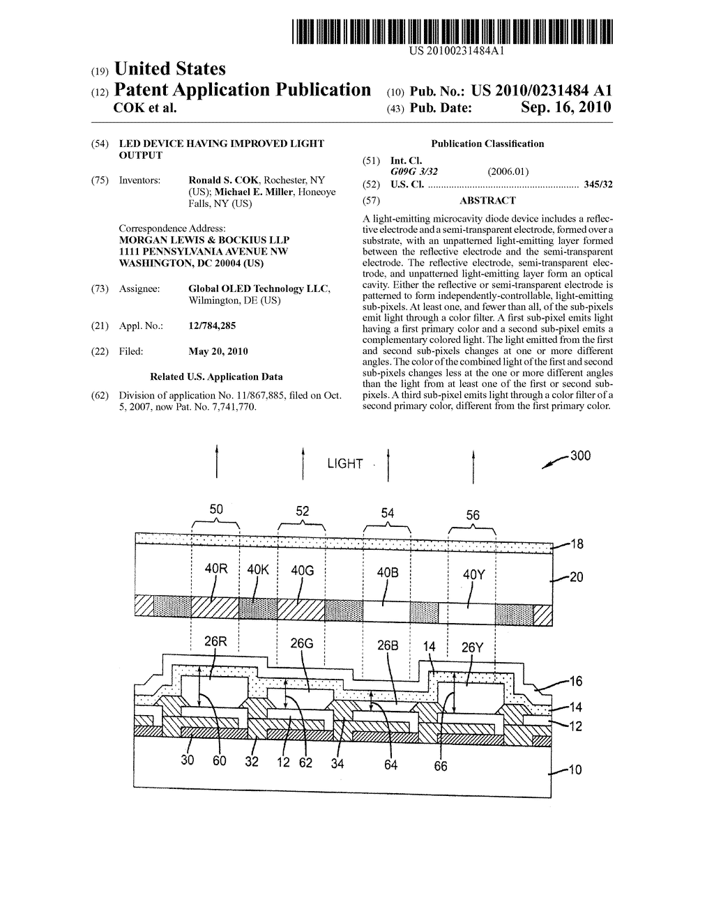 LED DEVICE HAVING IMPROVED LIGHT OUTPUT - diagram, schematic, and image 01