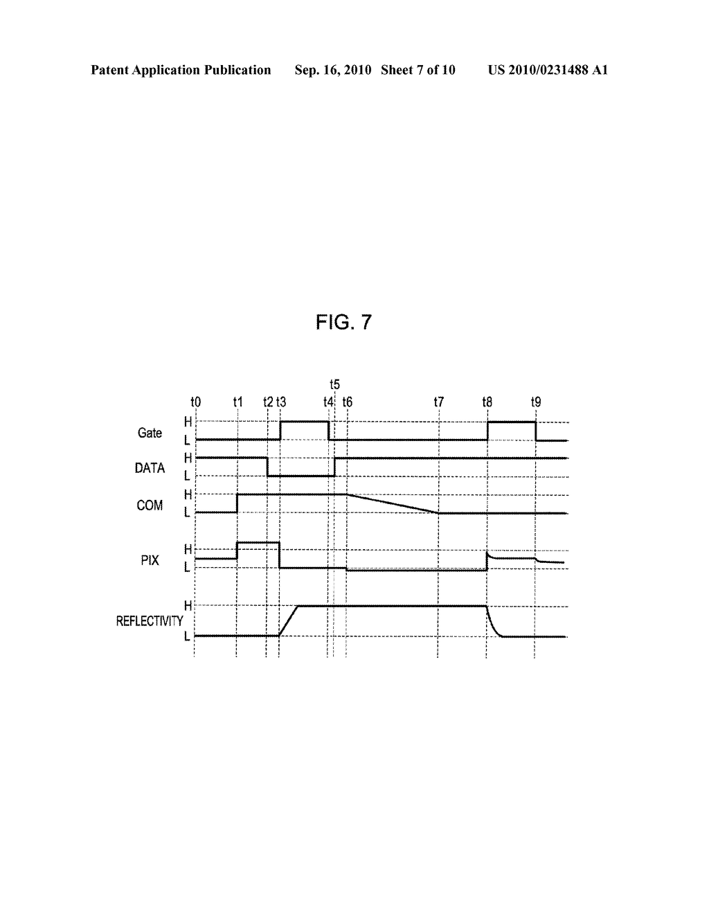 METHOD FOR OPERATING ELECTROPHORETIC DISPLAY APPARATUS, ELECTROPHORETIC DISPLAY APPARATUS, AND ELECTRONIC SYSTEM - diagram, schematic, and image 08