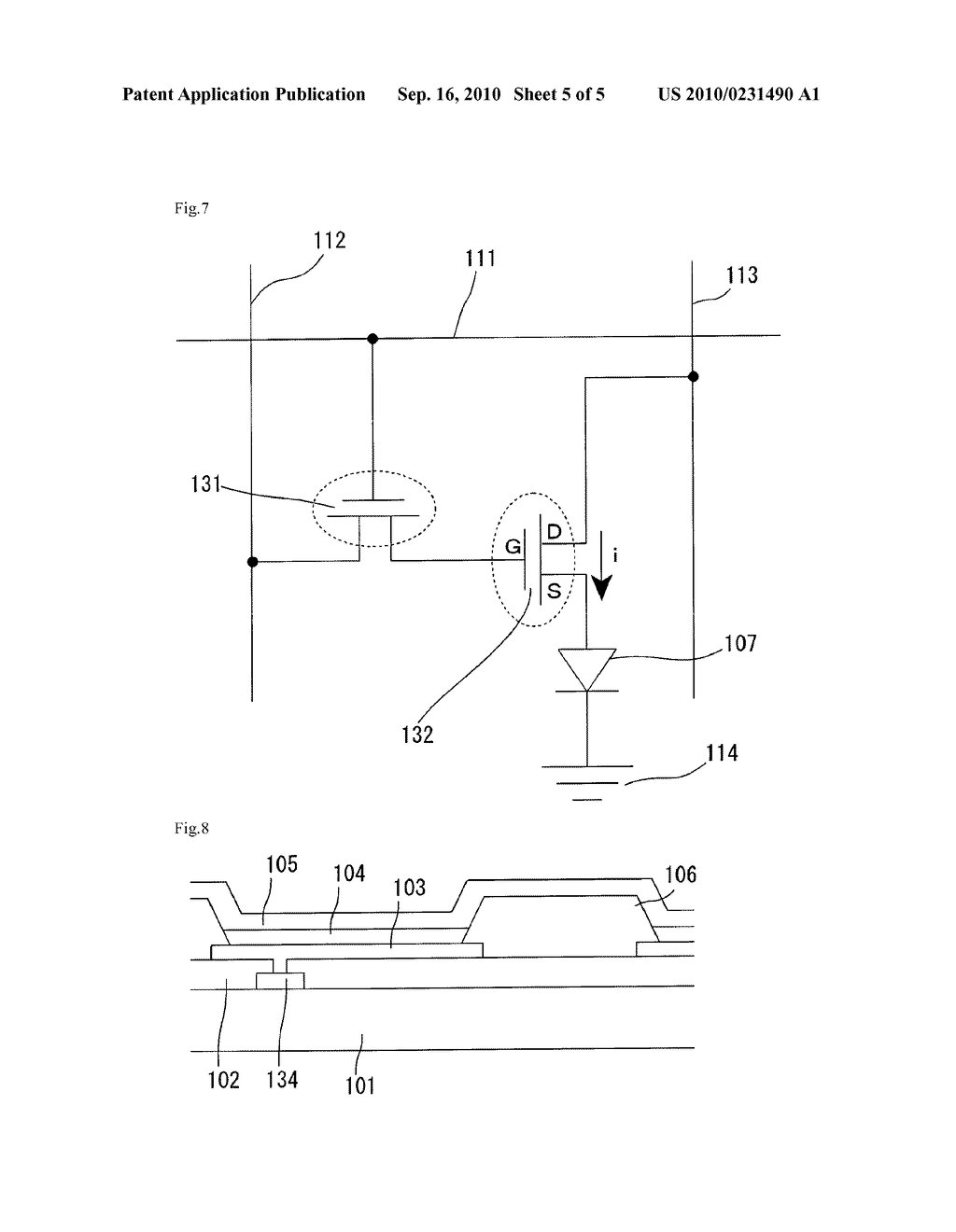 Organic Electroluminescent Display Device and Production Method Thereof - diagram, schematic, and image 06